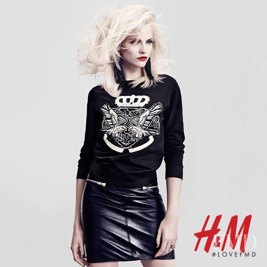 Ginta Lapina featured in  the H&M catalogue for Pre-Fall 2013