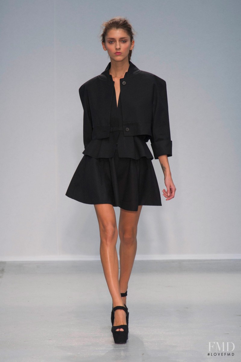 Alexandra Rudakova featured in  the Veronique Leroy fashion show for Spring/Summer 2014