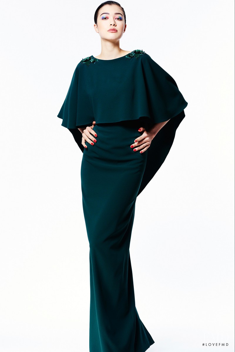 Kouka Webb featured in  the Zac Zac Posen fashion show for Pre-Fall 2015