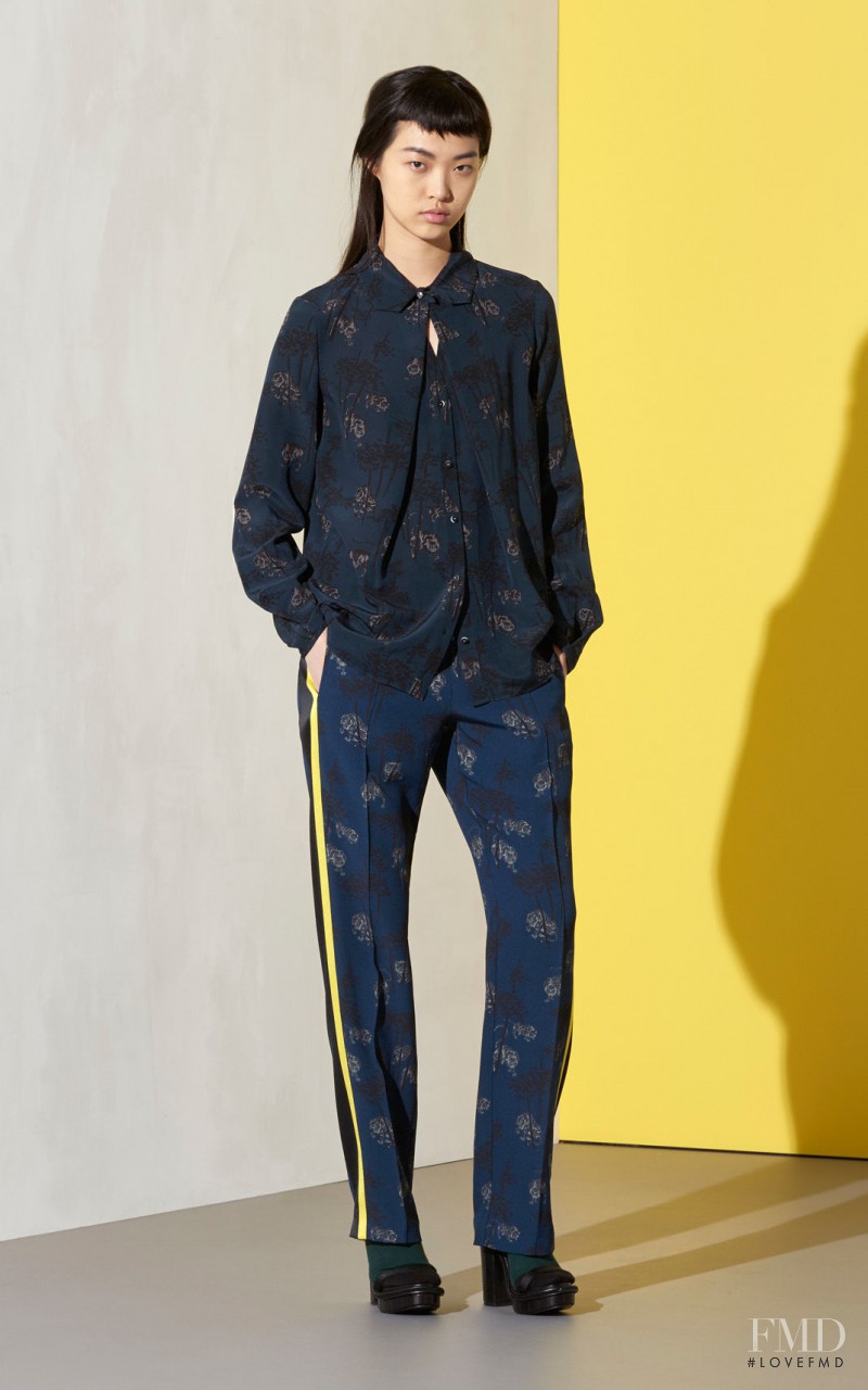 Tian Yi featured in  the Kenzo lookbook for Autumn/Winter 2015