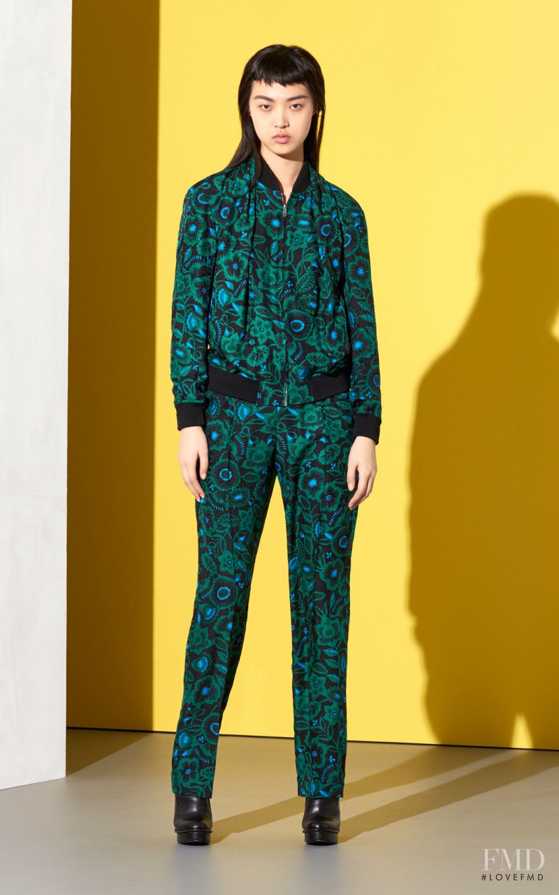 Tian Yi featured in  the Kenzo lookbook for Autumn/Winter 2015
