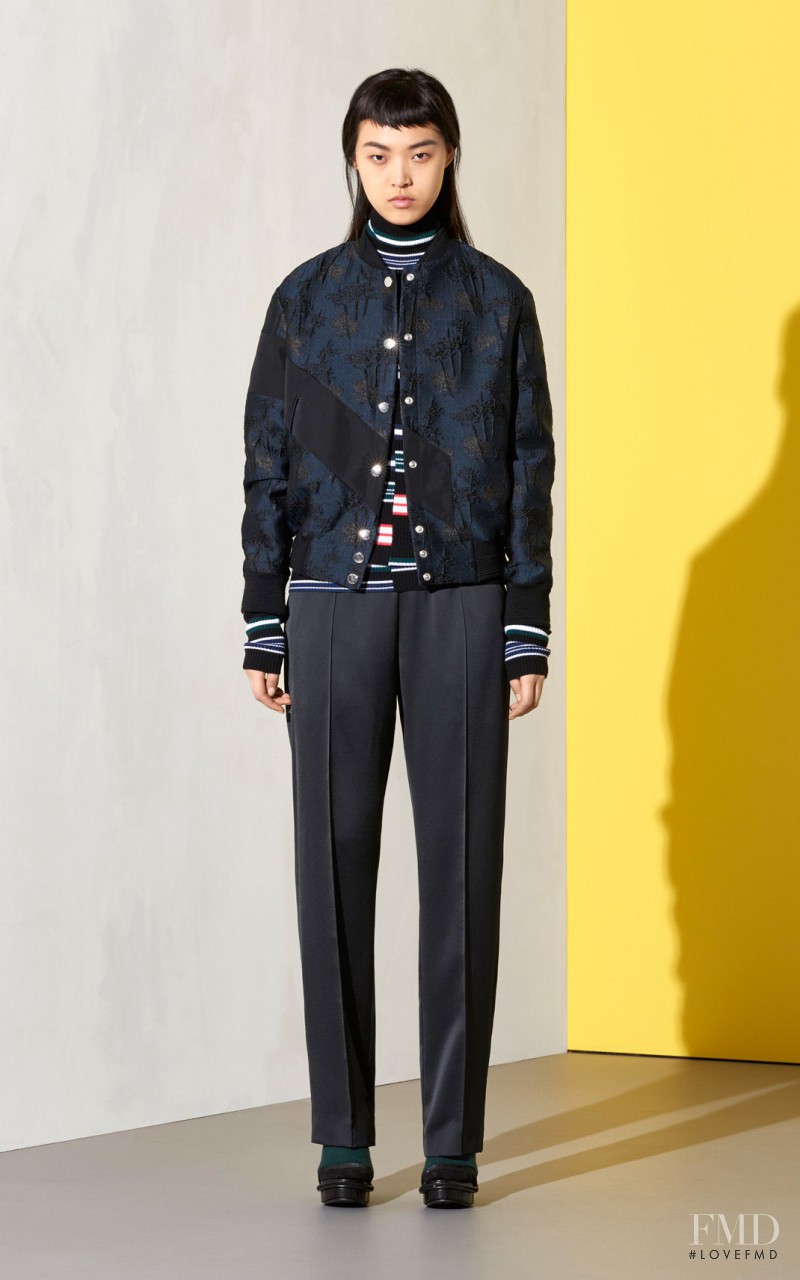 Tian Yi featured in  the Kenzo lookbook for Autumn/Winter 2015