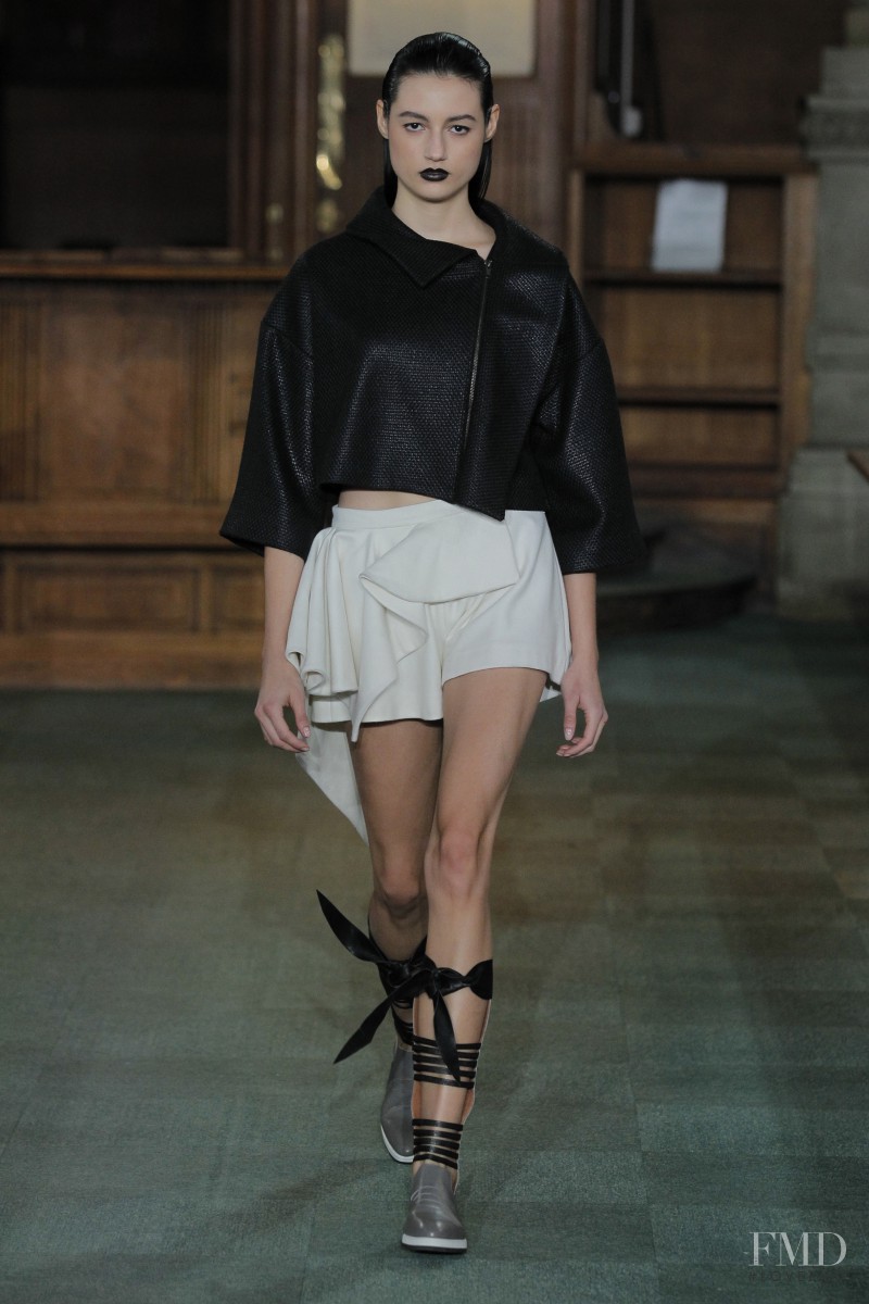 Bruna Ludtke featured in  the Luis Buchinho fashion show for Autumn/Winter 2015