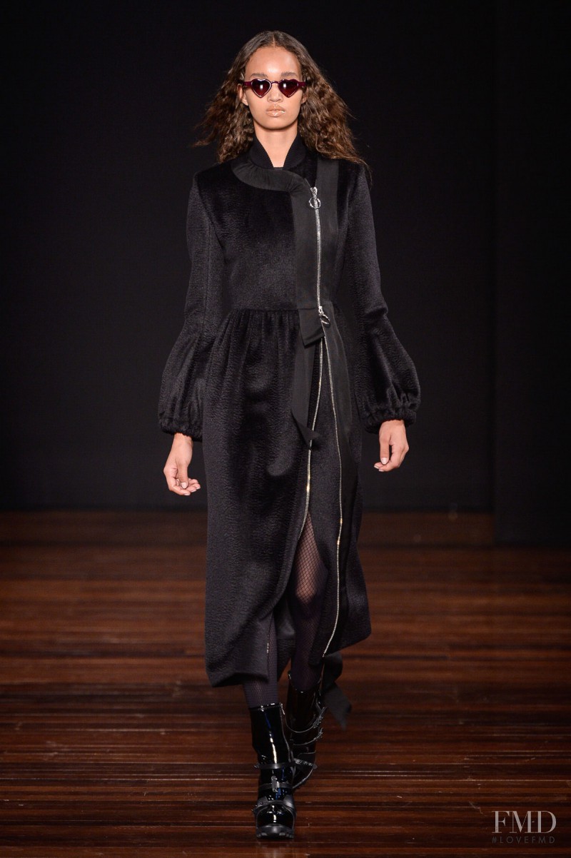 Ellen Rosa featured in  the Alexandre Herchcovitch fashion show for Autumn/Winter 2016