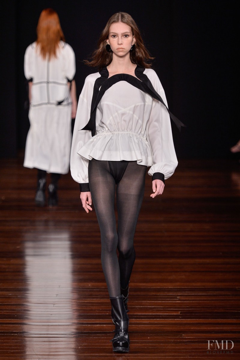 Lorena Maraschi featured in  the Alexandre Herchcovitch fashion show for Autumn/Winter 2016