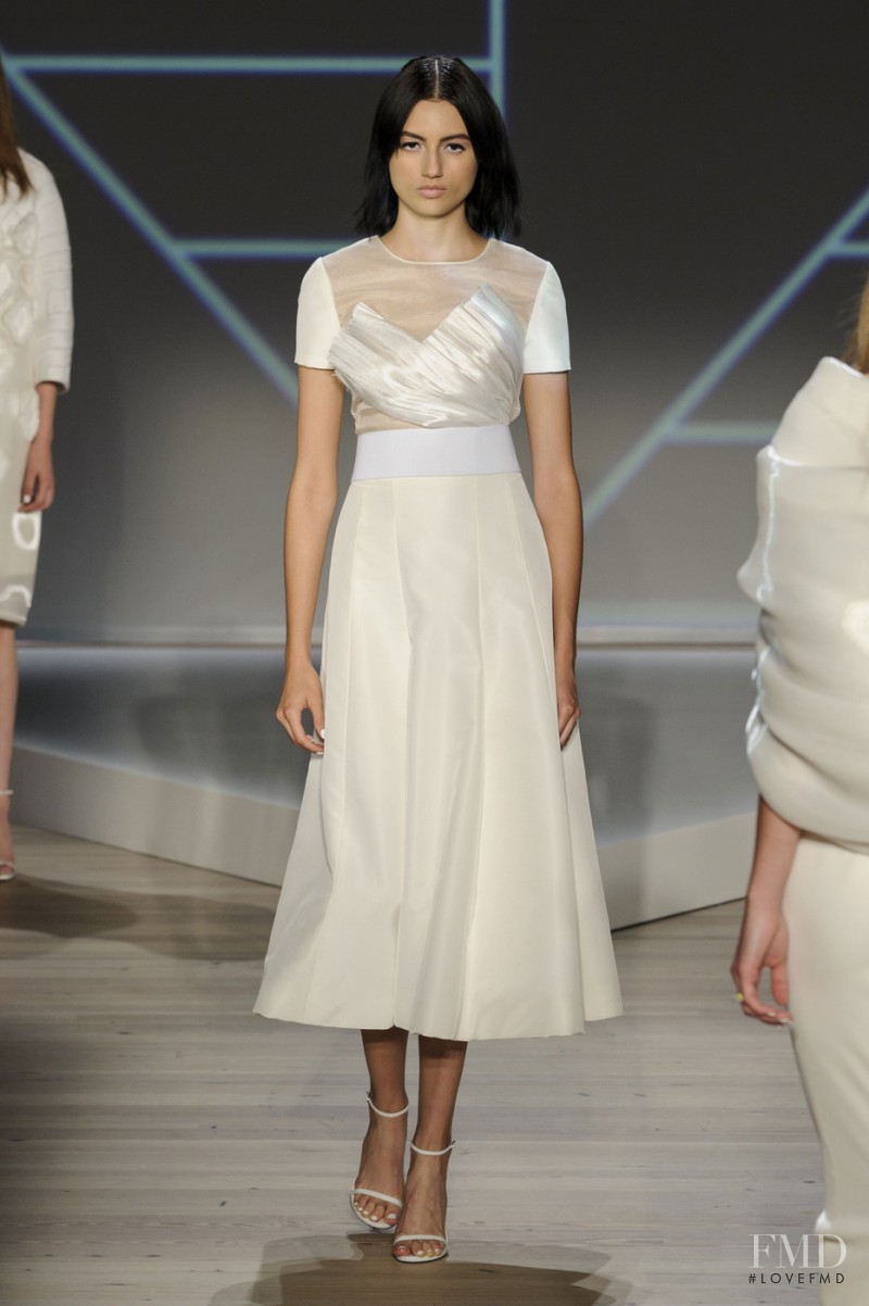 Bruna Ludtke featured in  the Pamella Roland fashion show for Spring/Summer 2016