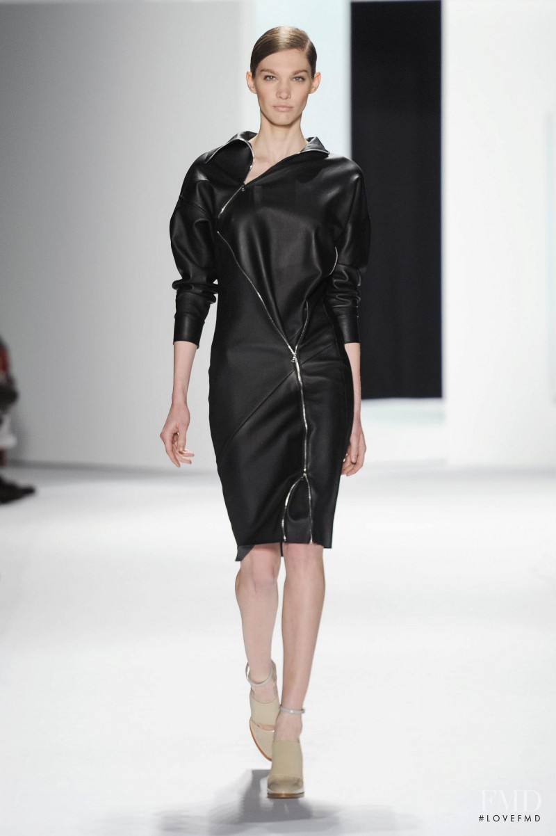 Irina Nikolaeva featured in  the Lacoste fashion show for Autumn/Winter 2013