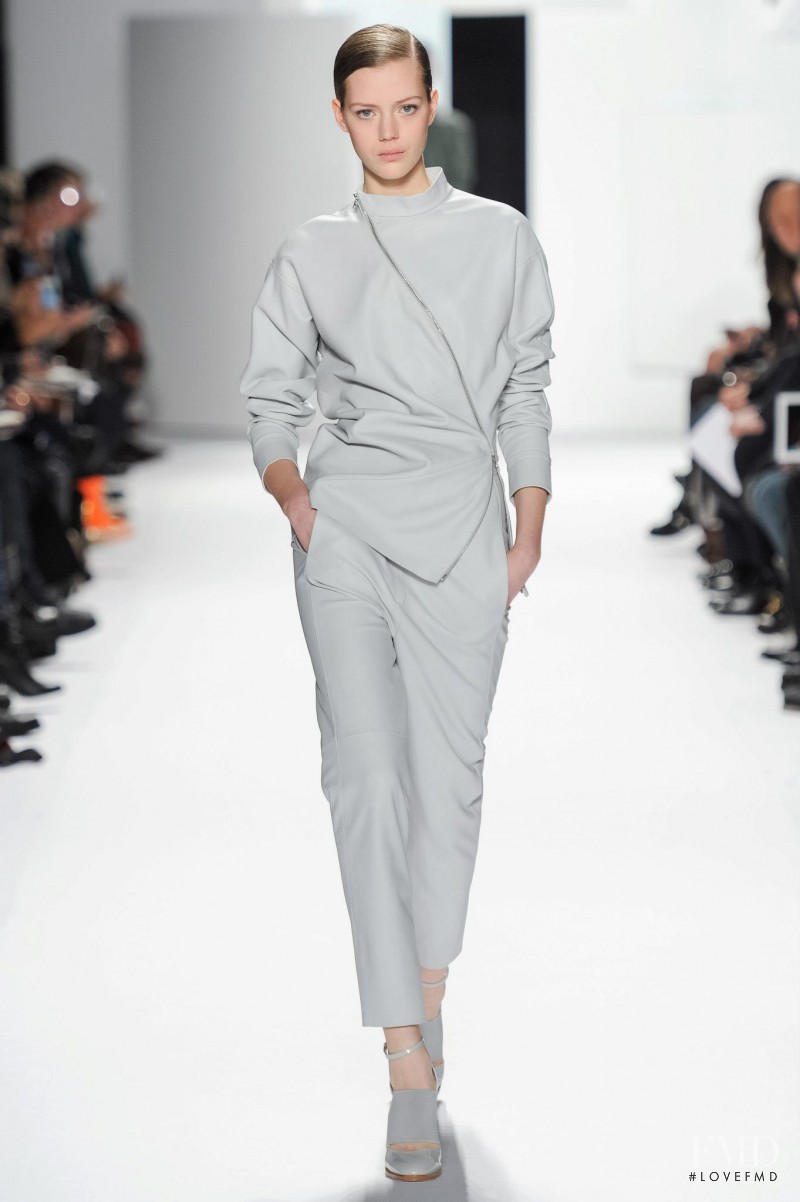 Esther Heesch featured in  the Lacoste fashion show for Autumn/Winter 2013