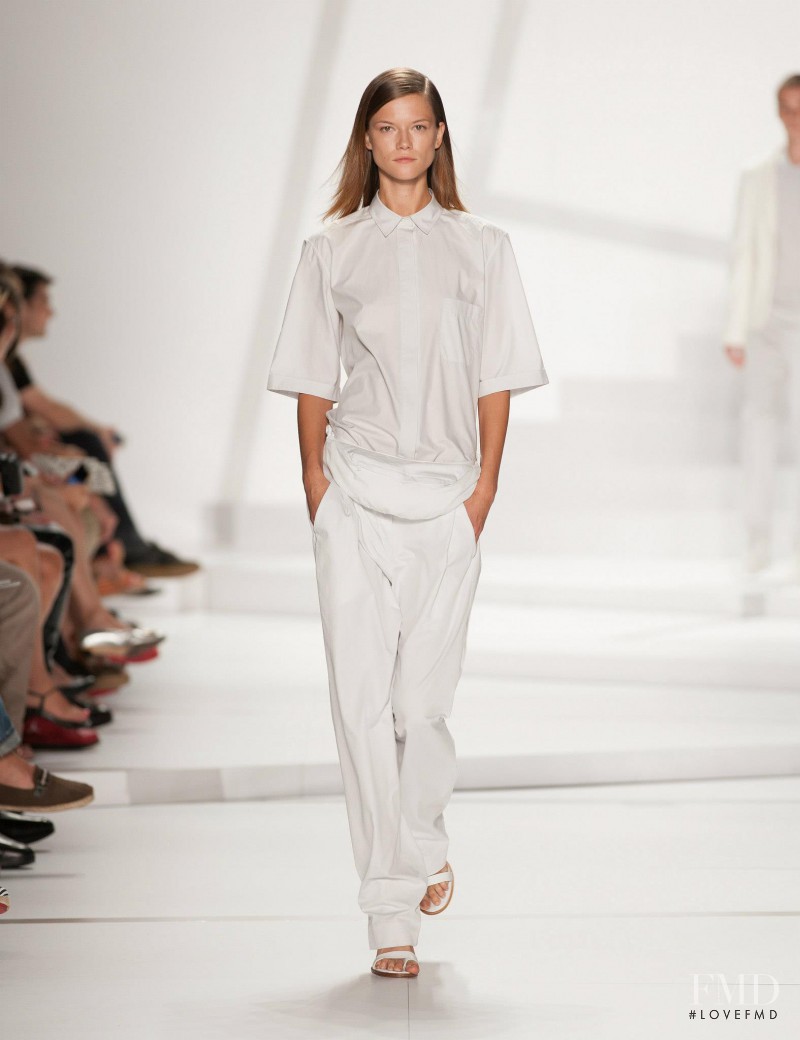 Kasia Struss featured in  the Lacoste fashion show for Spring/Summer 2013