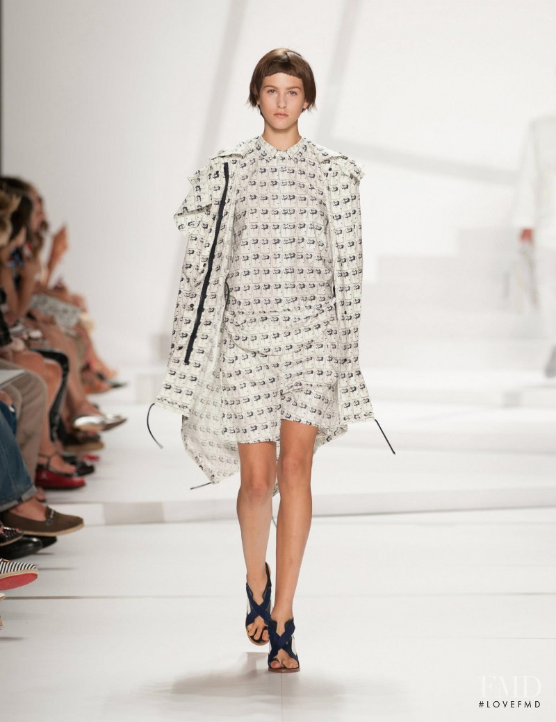 Athena Wilson featured in  the Lacoste fashion show for Spring/Summer 2013