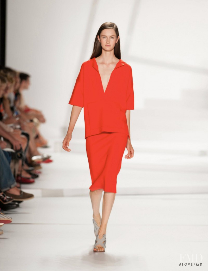 Mackenzie Drazan featured in  the Lacoste fashion show for Spring/Summer 2013