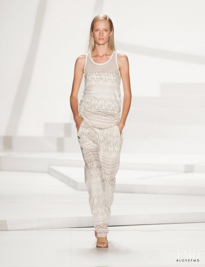 Daria Strokous featured in  the Lacoste fashion show for Spring/Summer 2013