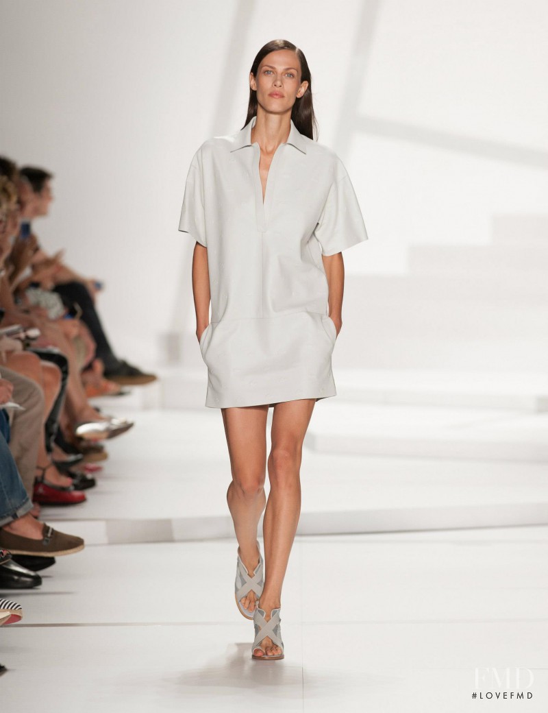 Aymeline Valade featured in  the Lacoste fashion show for Spring/Summer 2013