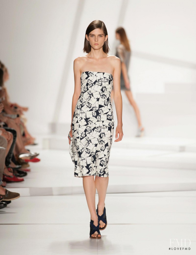 Kel Markey featured in  the Lacoste fashion show for Spring/Summer 2013