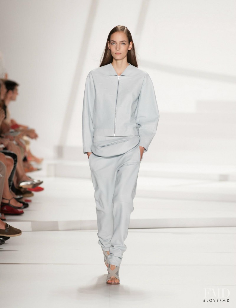 Zuzanna Bijoch featured in  the Lacoste fashion show for Spring/Summer 2013