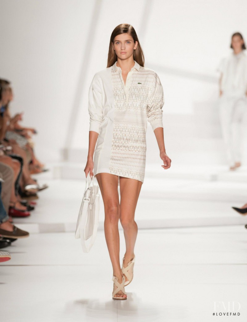 Ella Kandyba featured in  the Lacoste fashion show for Spring/Summer 2013