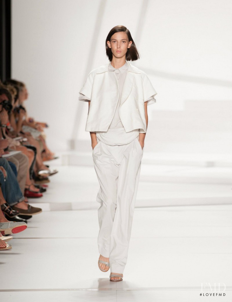Ruby Aldridge featured in  the Lacoste fashion show for Spring/Summer 2013
