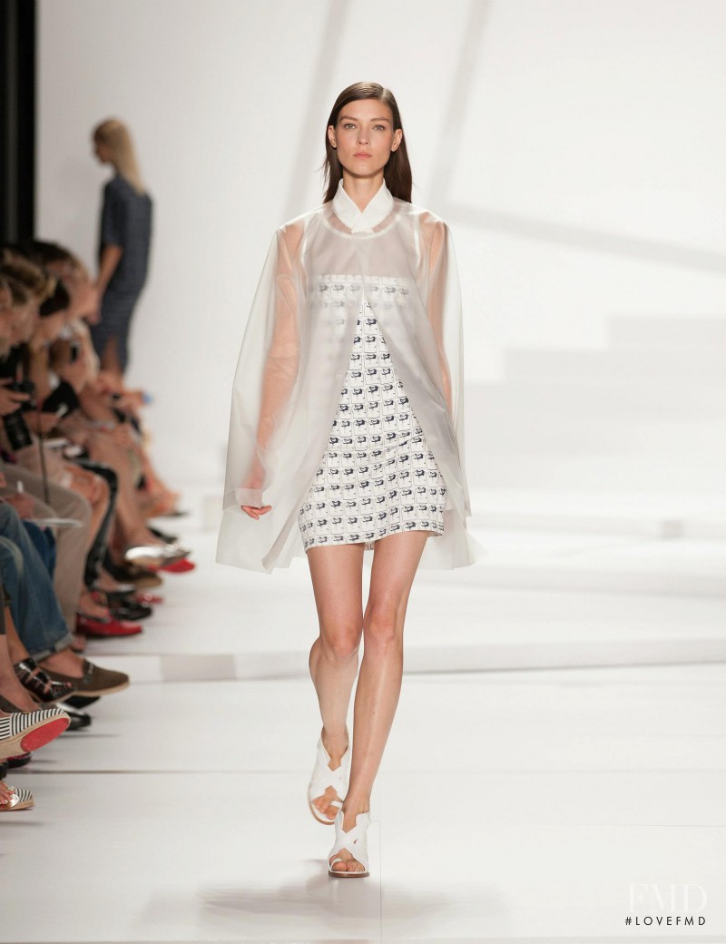 Kati Nescher featured in  the Lacoste fashion show for Spring/Summer 2013