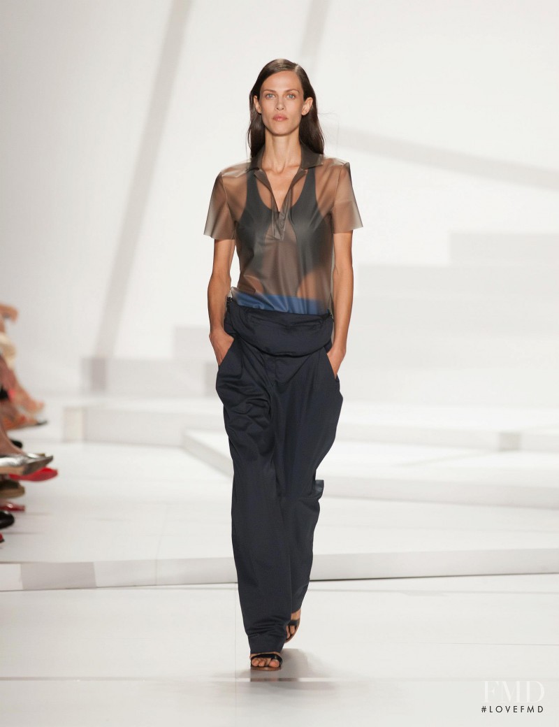 Aymeline Valade featured in  the Lacoste fashion show for Spring/Summer 2013