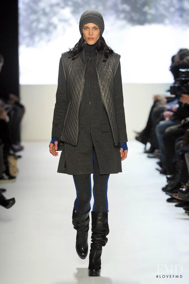 Aymeline Valade featured in  the Lacoste fashion show for Autumn/Winter 2012