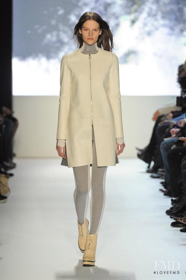 Sara Blomqvist featured in  the Lacoste fashion show for Autumn/Winter 2012