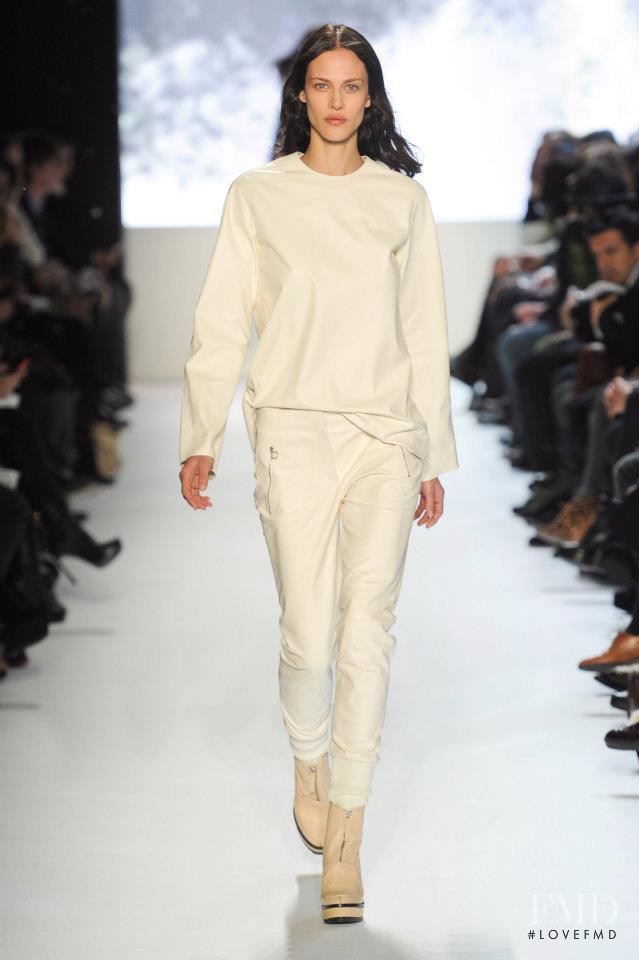 Aymeline Valade featured in  the Lacoste fashion show for Autumn/Winter 2012