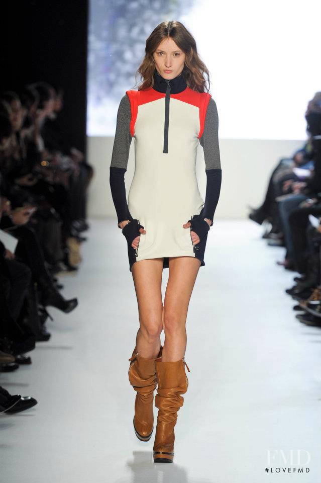 Alex Yuryeva featured in  the Lacoste fashion show for Autumn/Winter 2012