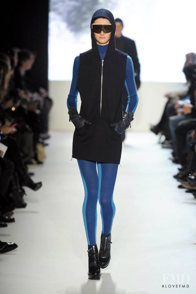 Mackenzie Drazan featured in  the Lacoste fashion show for Autumn/Winter 2012