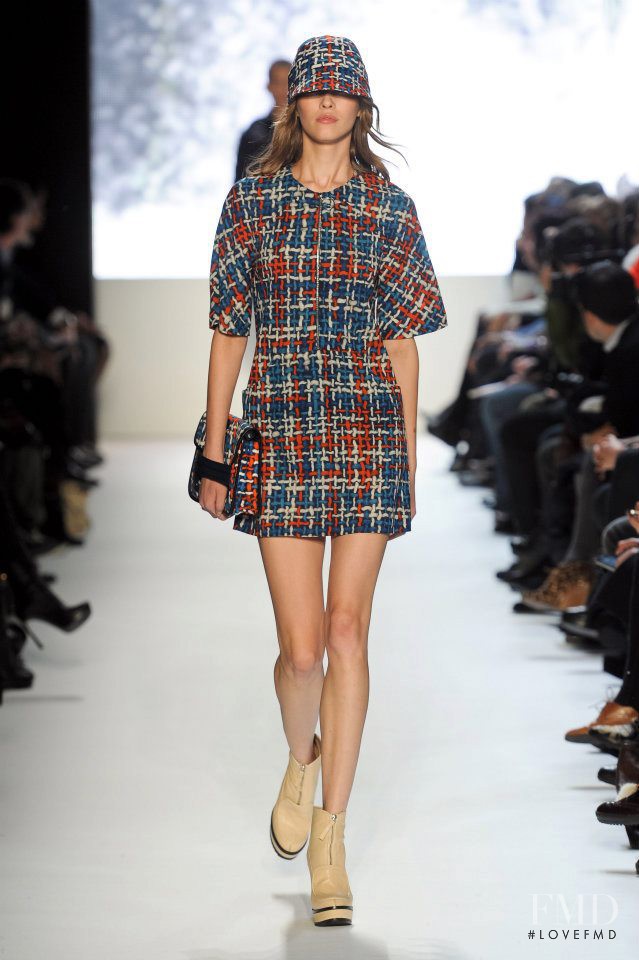 Yulia Kharlapanova featured in  the Lacoste fashion show for Autumn/Winter 2012