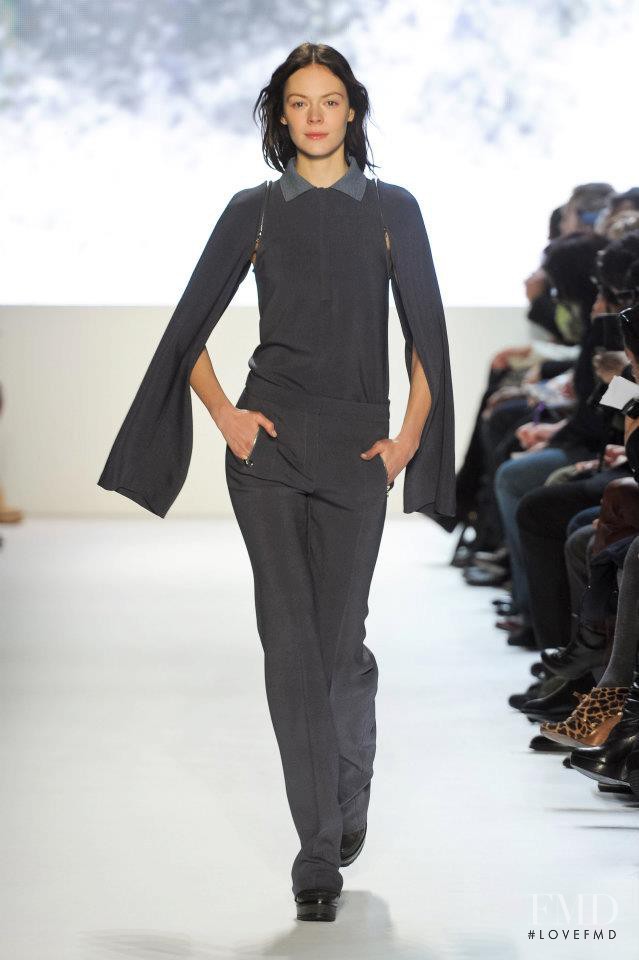 Kinga Rajzak featured in  the Lacoste fashion show for Autumn/Winter 2012