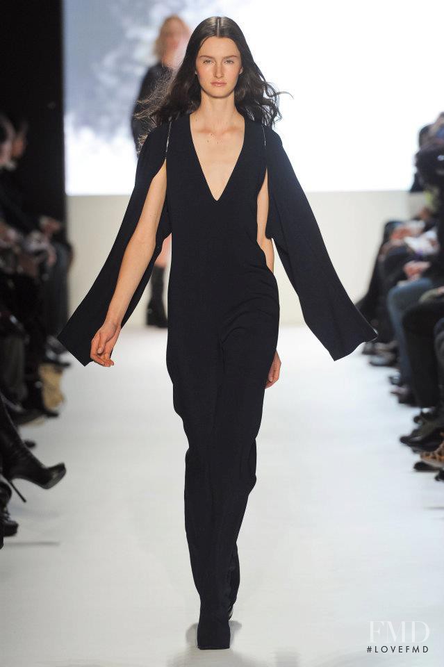 Mackenzie Drazan featured in  the Lacoste fashion show for Autumn/Winter 2012