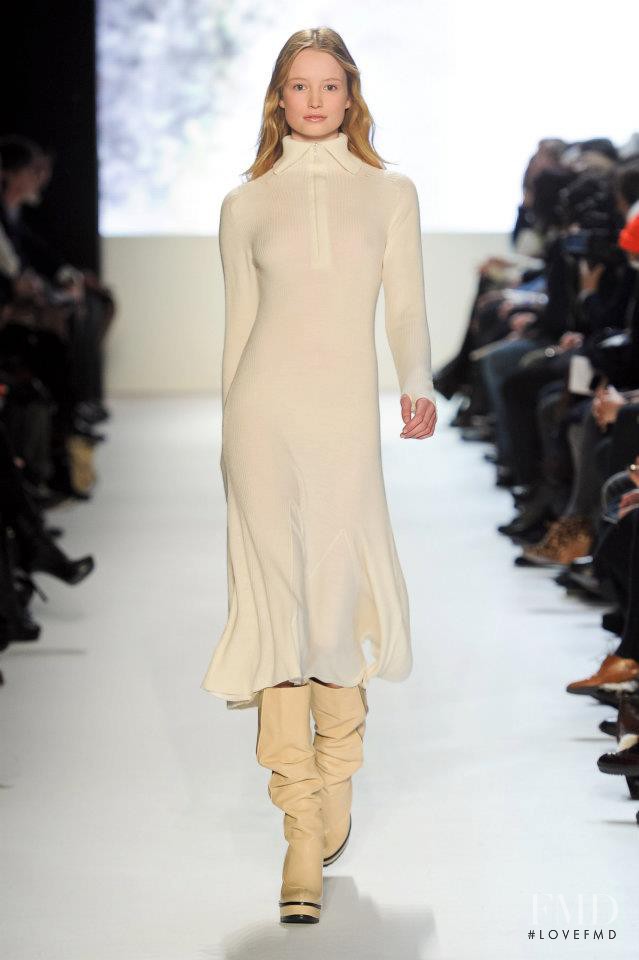 Maud Welzen featured in  the Lacoste fashion show for Autumn/Winter 2012