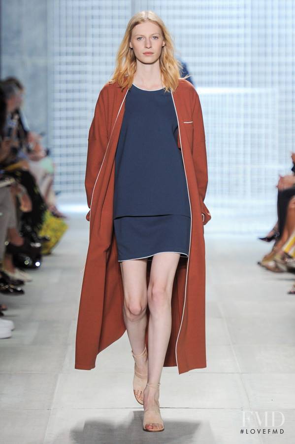 Julia Nobis featured in  the Lacoste fashion show for Spring/Summer 2014