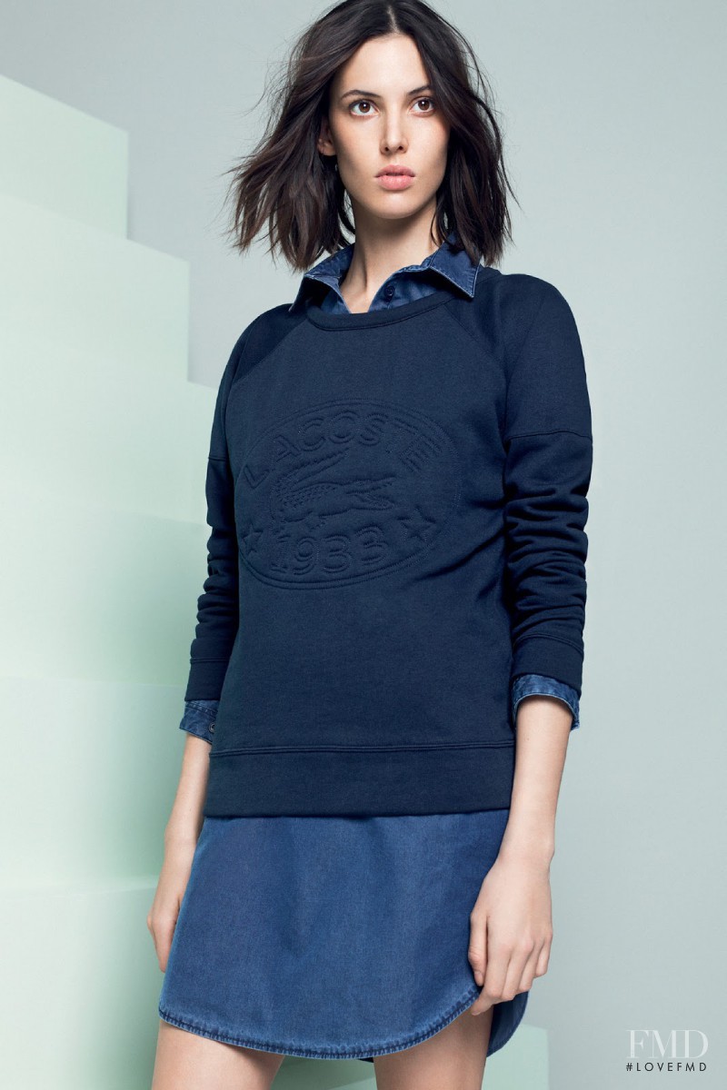 Ruby Aldridge featured in  the Lacoste fashion show for Pre-Fall 2013