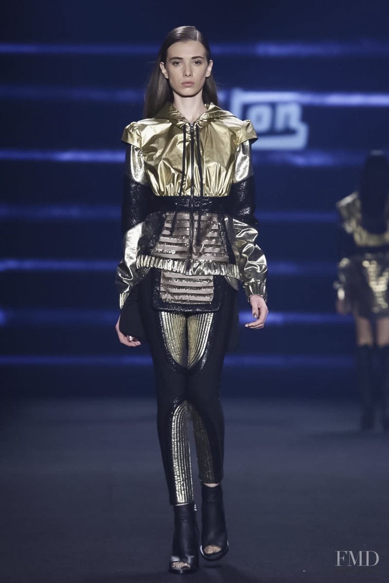 Jaque Cantelli featured in  the Triton fashion show for Autumn/Winter 2015