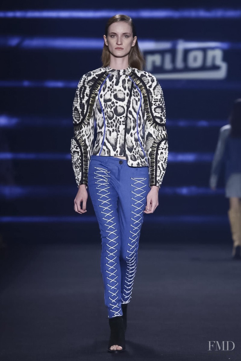 Marina Heiden featured in  the Triton fashion show for Autumn/Winter 2015