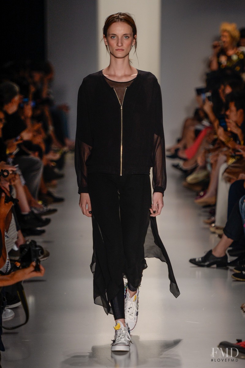 Marina Heiden featured in  the Llas fashion show for Autumn/Winter 2015