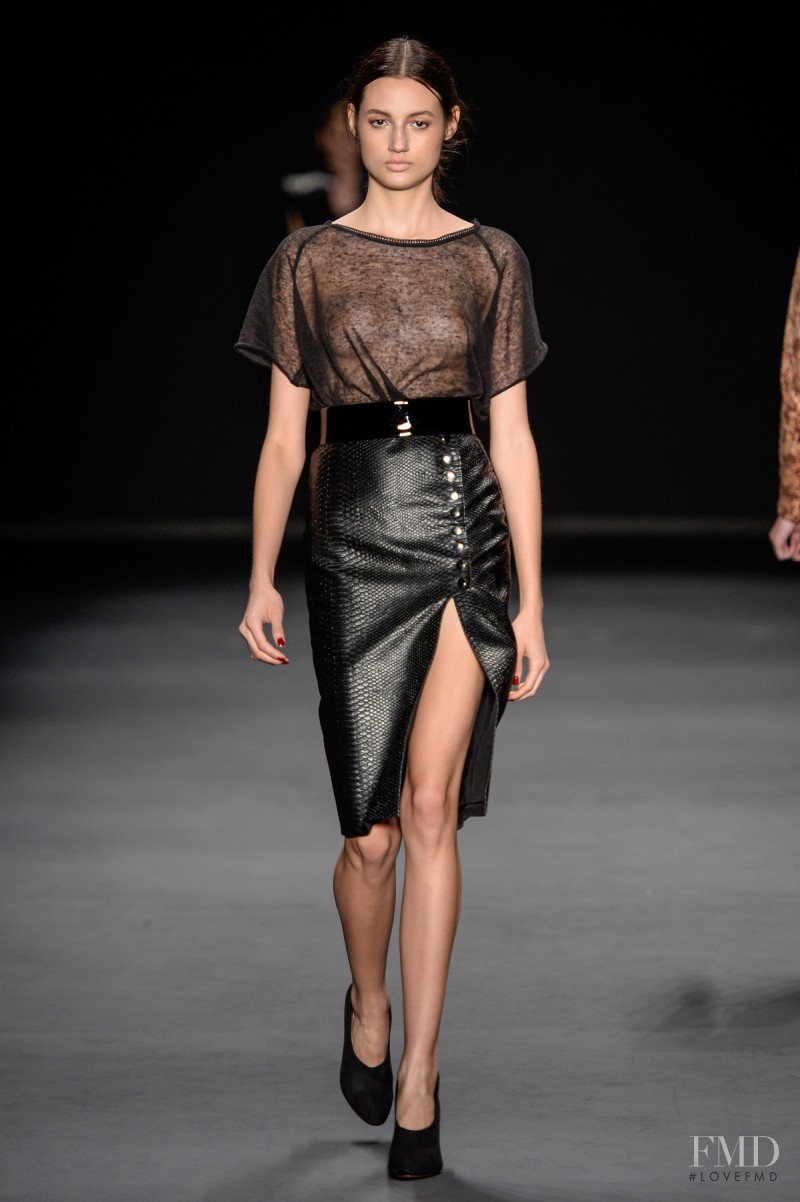 Bruna Ludtke featured in  the Wagner Kallieno fashion show for Autumn/Winter 2015