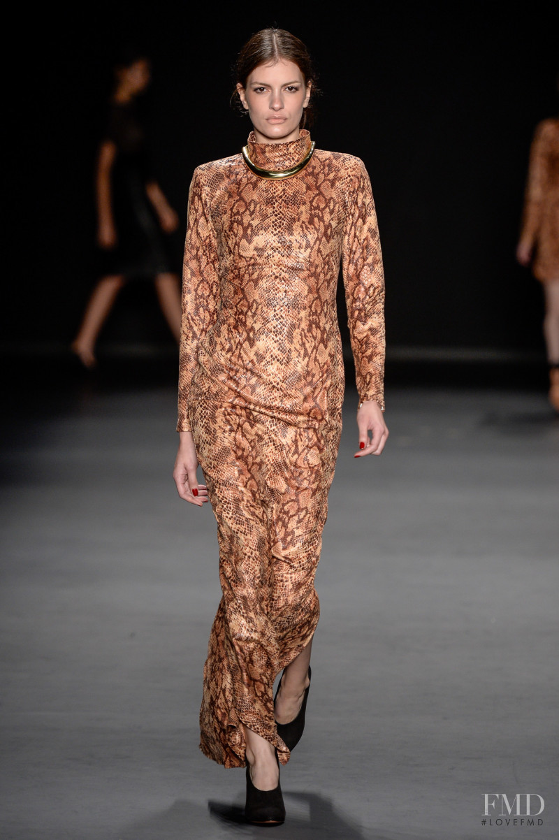Rebecca Gobbi featured in  the Wagner Kallieno fashion show for Autumn/Winter 2015