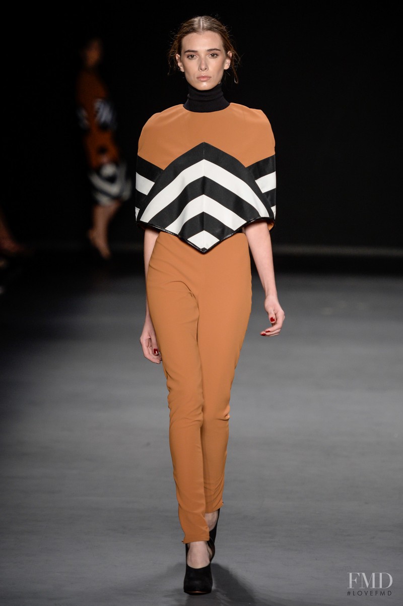 Jaque Cantelli featured in  the Wagner Kallieno fashion show for Autumn/Winter 2015