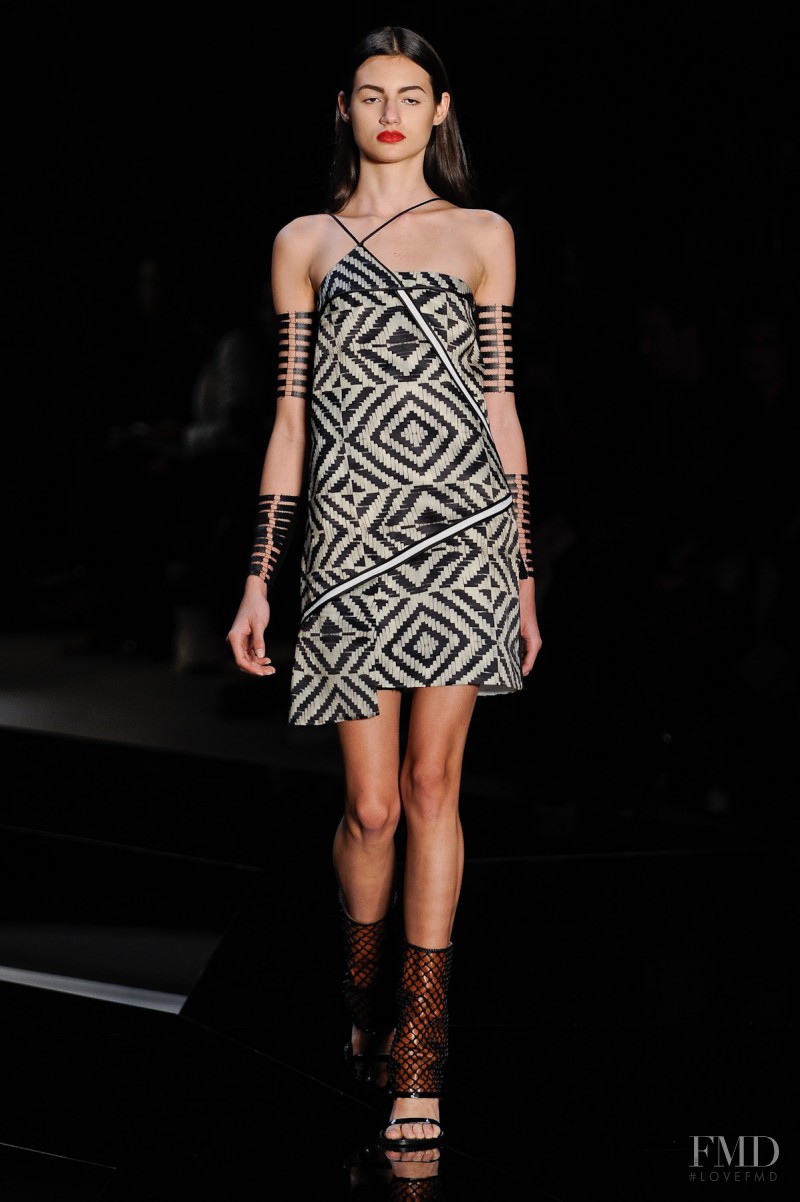 Bruna Ludtke featured in  the Tufi Duek fashion show for Spring/Summer 2012