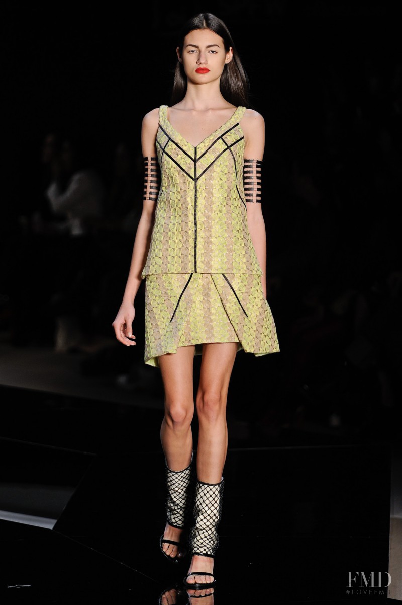 Bruna Ludtke featured in  the Tufi Duek fashion show for Spring/Summer 2012