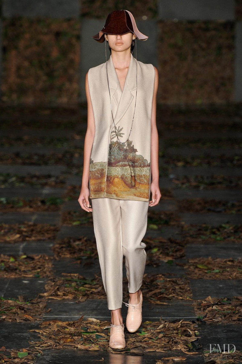 Bruna Ludtke featured in  the Maria Bonita fashion show for Autumn/Winter 2012