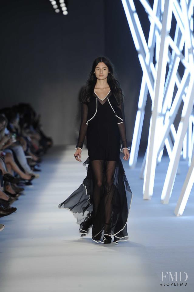 Bruna Ludtke featured in  the Cris Barros fashion show for Autumn/Winter 2012