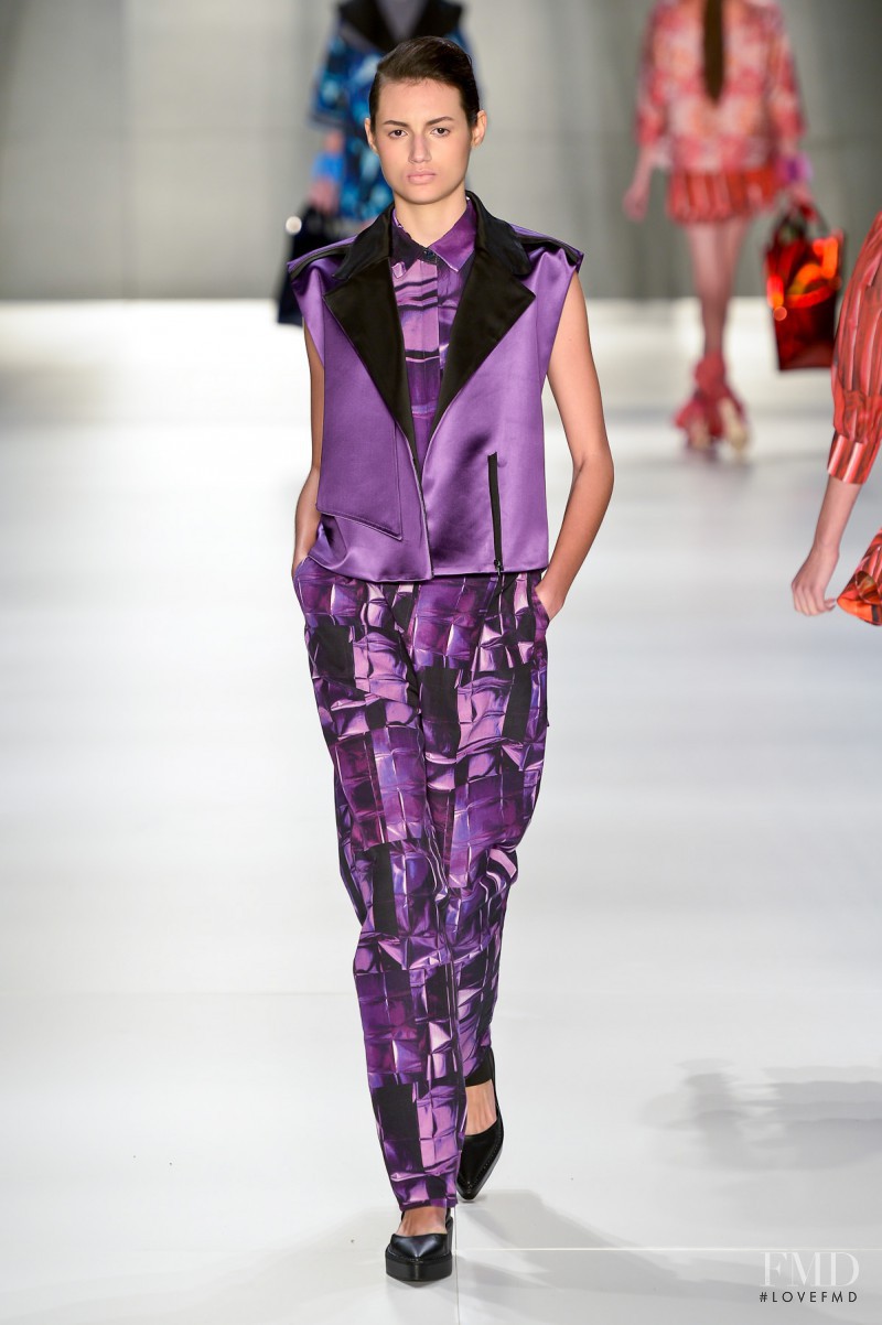 Bruna Ludtke featured in  the Triton fashion show for Spring/Summer 2013