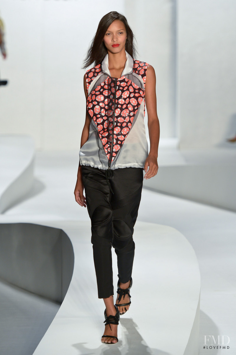 Lais Ribeiro featured in  the Tufi Duek fashion show for Spring/Summer 2013