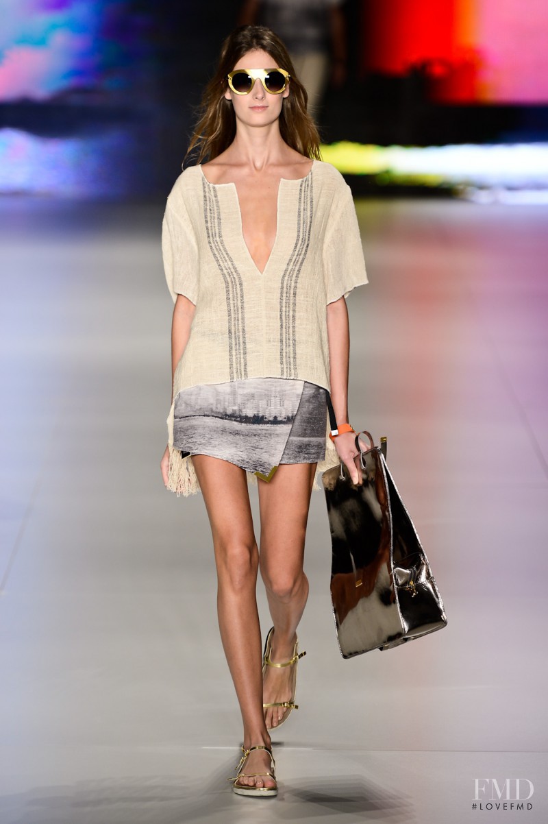 Patricia Muller featured in  the Osklen fashion show for Spring/Summer 2013