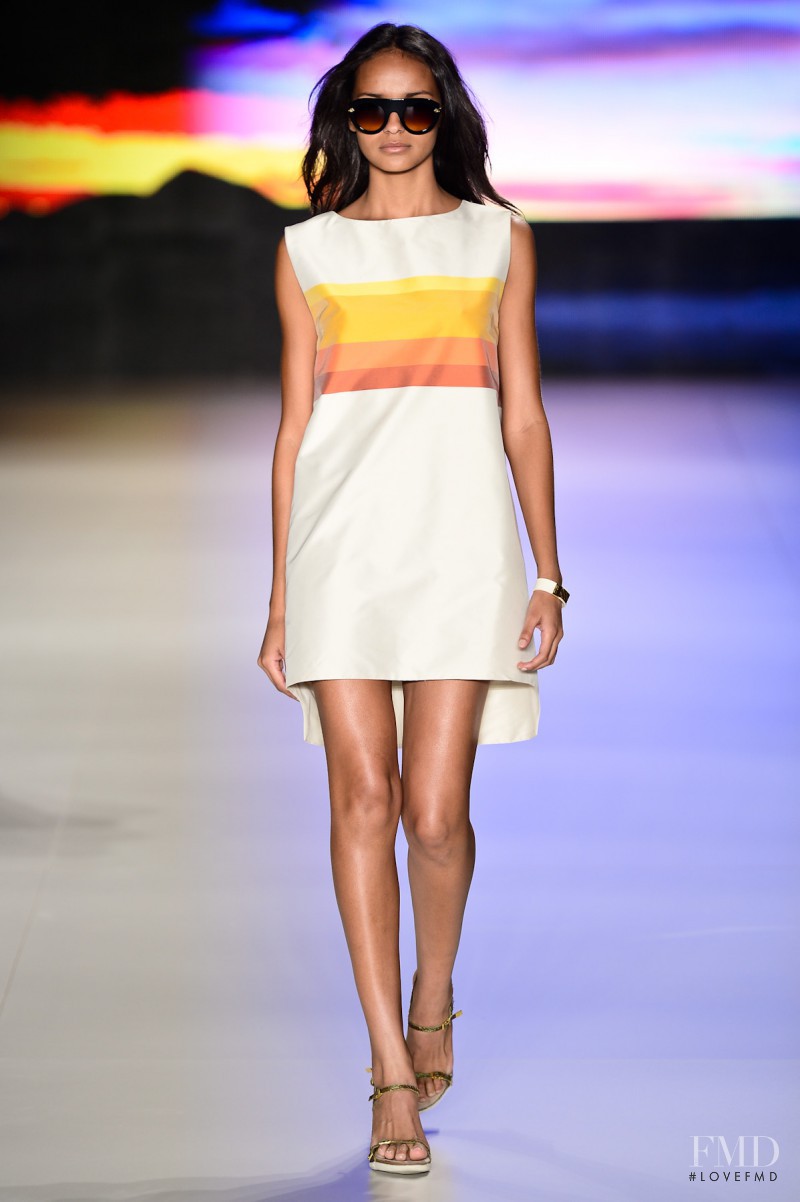 Gracie Carvalho featured in  the Osklen fashion show for Spring/Summer 2013