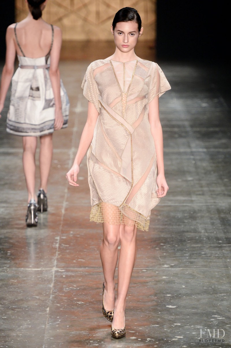 Bruna Ludtke featured in  the Lino Villaventura fashion show for Spring/Summer 2013