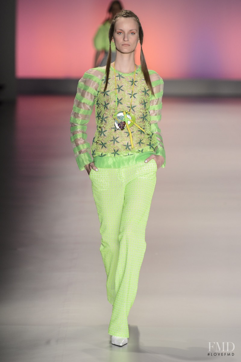 Marina Heiden featured in  the Triton fashion show for Spring/Summer 2014